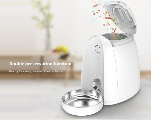 2L Automatic WiFi Smart App Feeder Food Dispenser for Small Dog Cat Pet