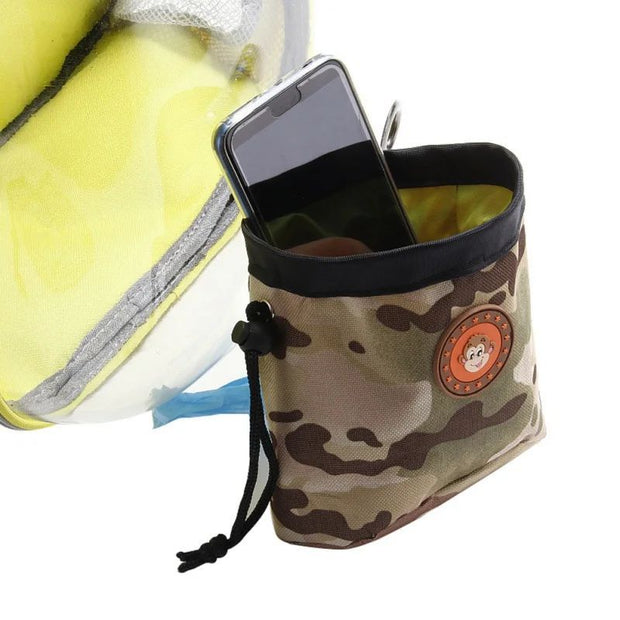 Portable Training Bag Dog Pet Snack Bag Strong Wear Resistance Large Capacity Puppy Snack Reward Waist Bag For Dog Cat