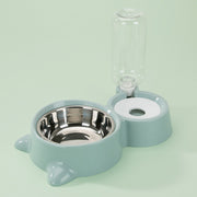 Double Bowl Automatic Feeder Drinking Water Pet Supplies