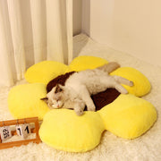 Pet Nest Round Flower Nest Cat Nest Winter Warm Plush Cat Nest All Seasons Kennel