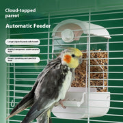 Parrot Automatic Pet Feeder Food Container