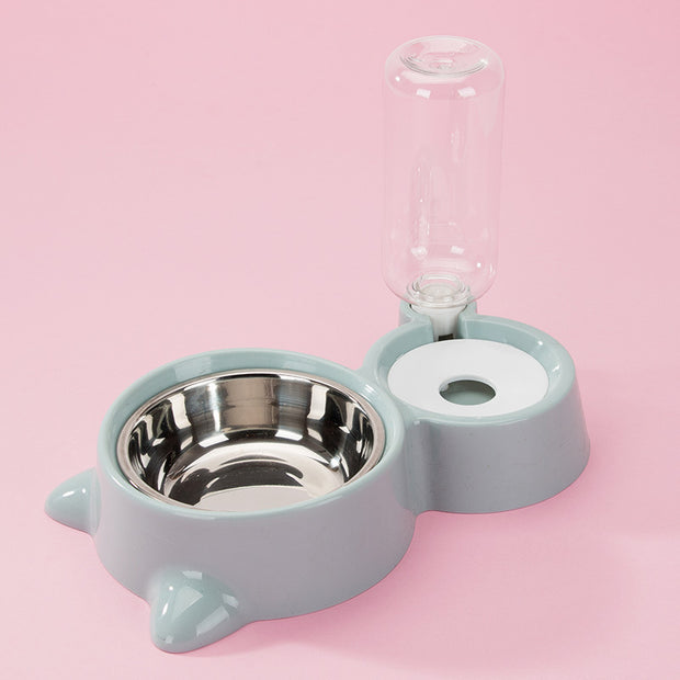 Double Bowl Automatic Feeder Drinking Water Pet Supplies