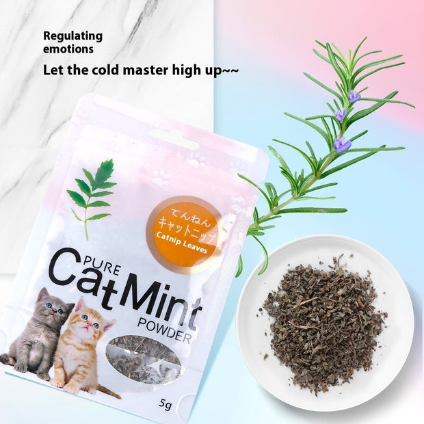 Cat Mint Leaf Powder Pet Cat Snacks