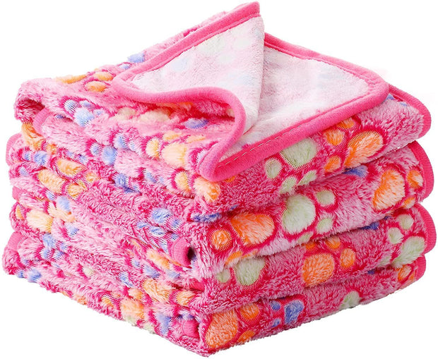 Pet Blanket Dog Cat Coral Fleece Blanket