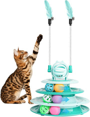 Cat Toys For Indoor Cats Kitten Toys Interactive Cat Toy Cat Puzzle Toy Cat Ball Toy